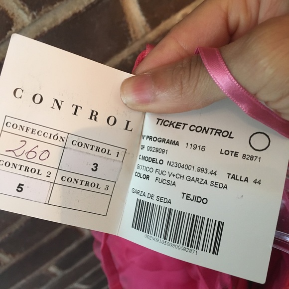 Pronovias Pink Ruffle Formal Dress - Picture 13 of 17